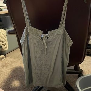 Sage green tank top